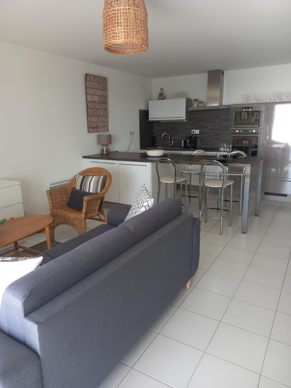 Апартаменти Reve Bleu - Vue Mer Exceptionnelle - Wifi - Draps Et Serviettes Inclus - Balcon Avec Mobilier De Jardin Панмарк Екстер'єр фото