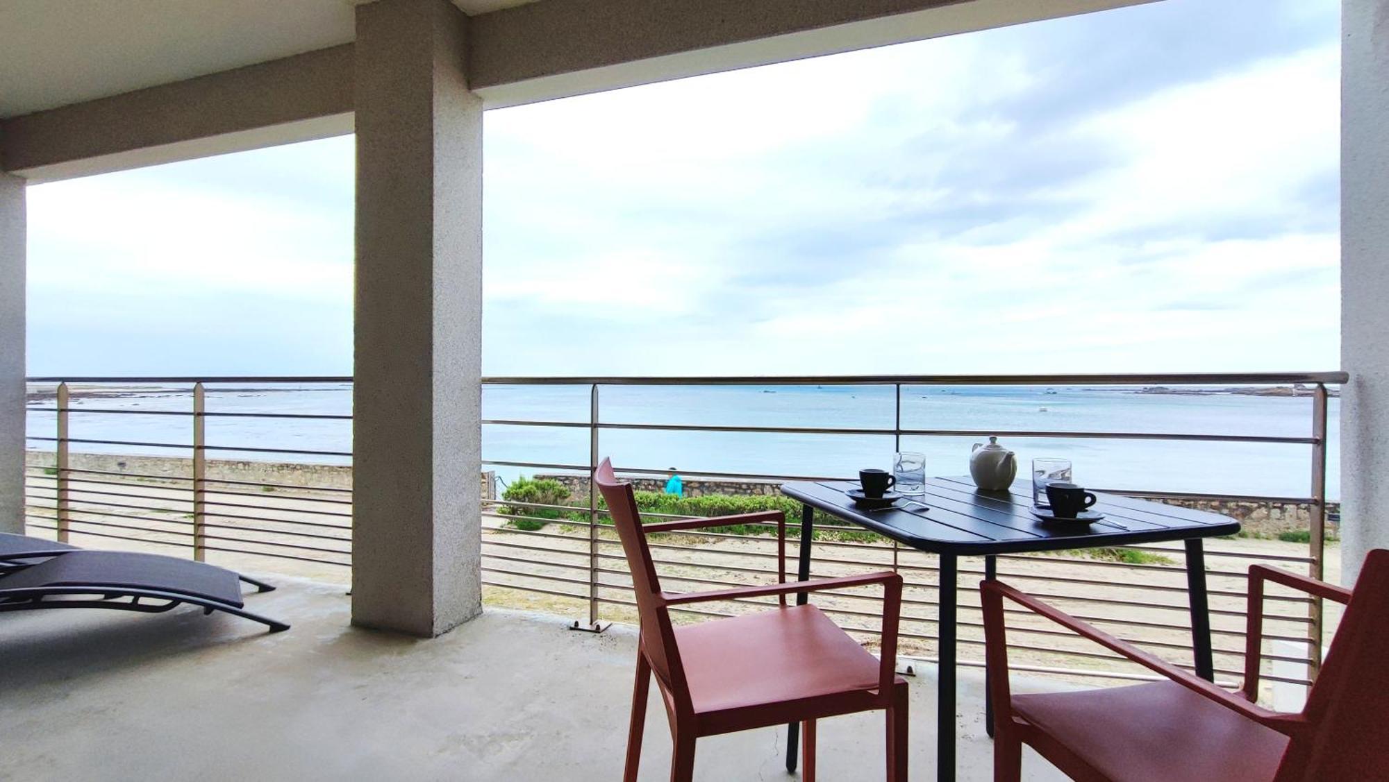 Апартаменти Reve Bleu - Vue Mer Exceptionnelle - Wifi - Draps Et Serviettes Inclus - Balcon Avec Mobilier De Jardin Панмарк Екстер'єр фото